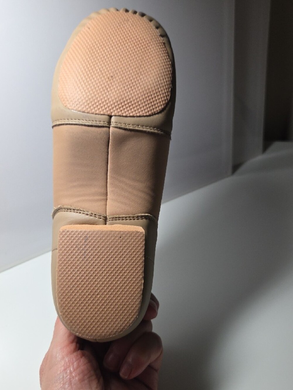 Beige Nude Jazz Dance Shoes - Picture 9 of 9